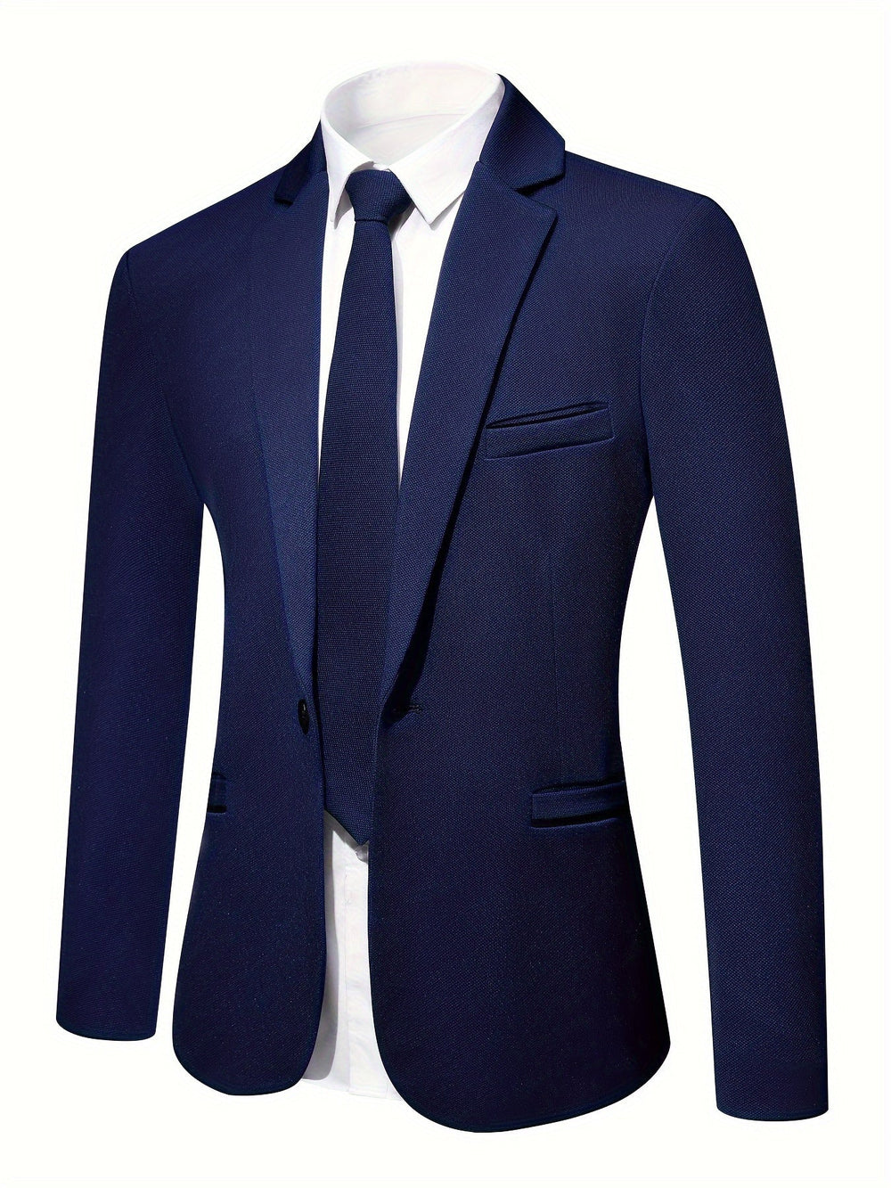 Levoire | Veste De Costume Pour Homme Unie & Cravate