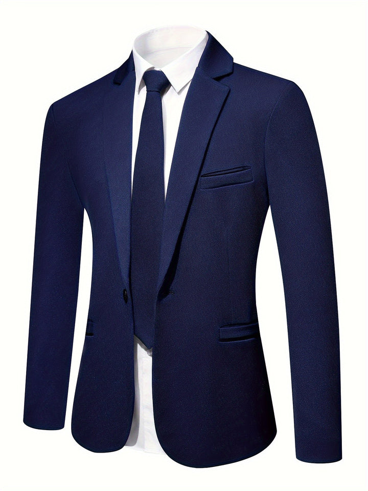 Levoire | Veste De Costume Pour Homme Unie & Cravate