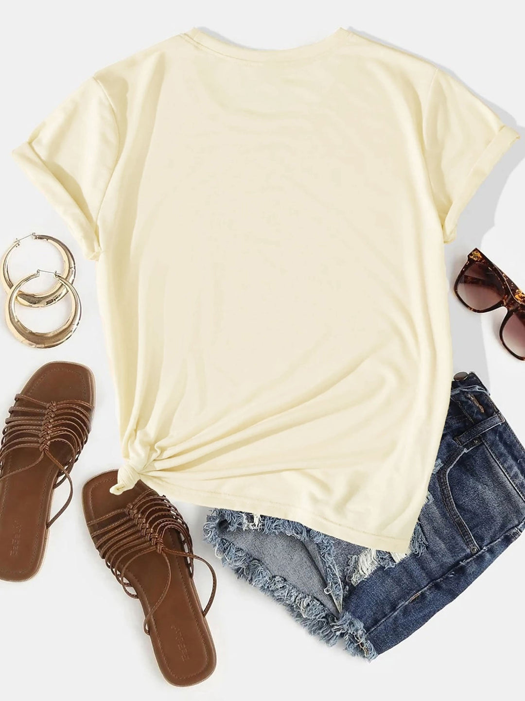 Levoire | LUCKY Col rond Manches courtes T-shirt