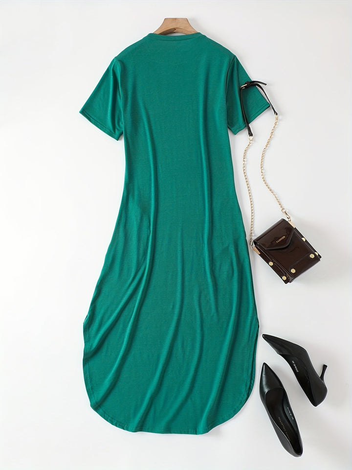 Levoire | Robe décontractée à encolure ronde pour femme