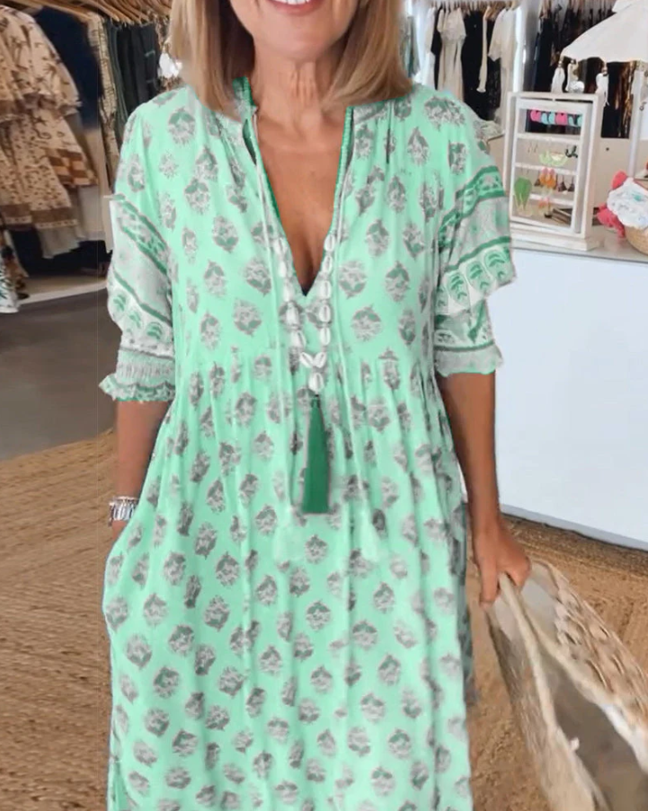 Levoire | Robe d'été élégante Vert menthe