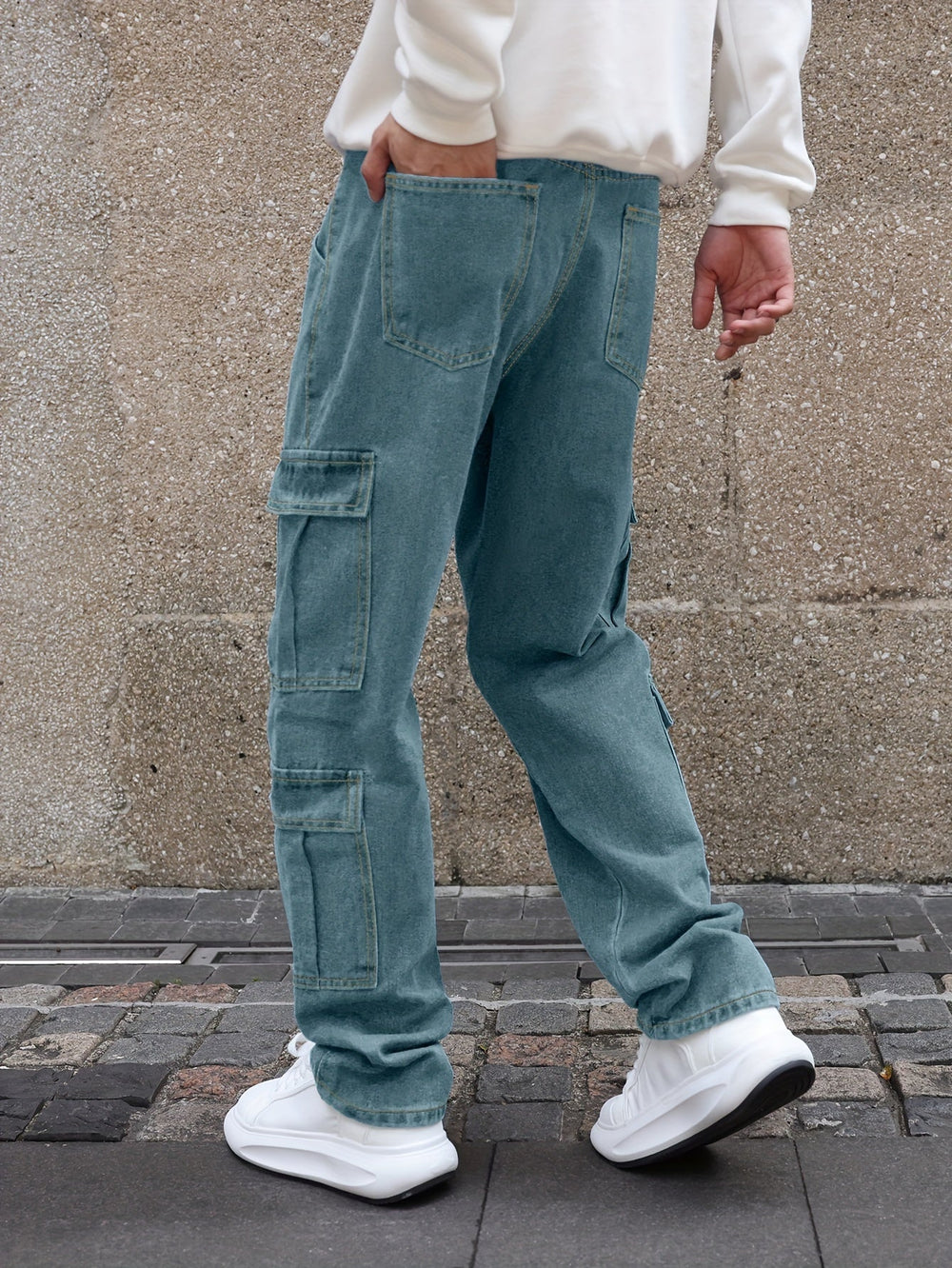 Levoire | Pantalons En Jean Pour Hommes Relaxants Avec Plusieurs Poches