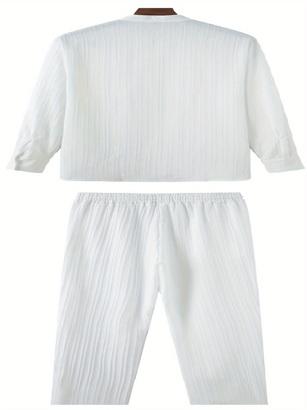 Levoire | T-Shirt À Manches Longues Unicolore Et Pantalons De Survêtement