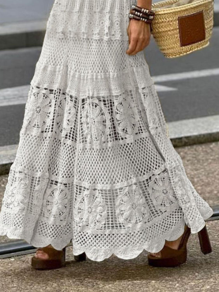Levoire | Jupe Maxi À Trous Boho Chic & Élégante