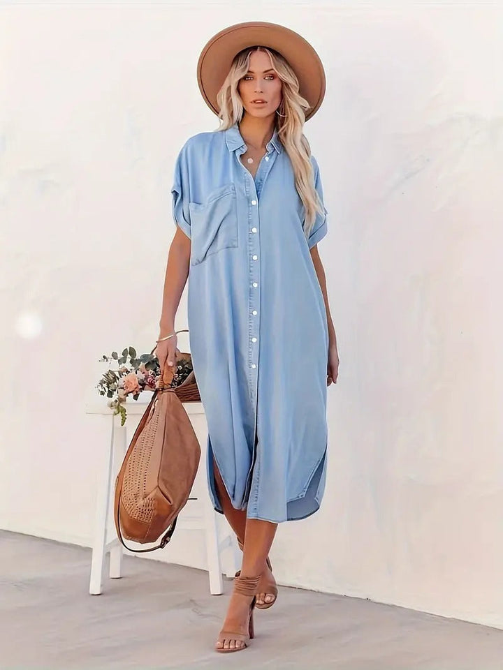 Levoire | Robe Élégante Avec Boutons