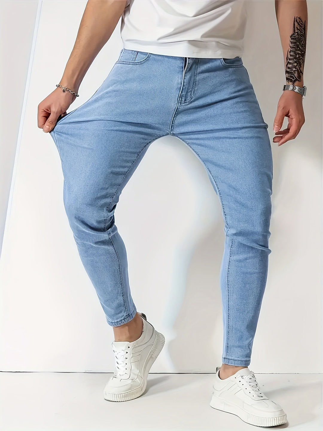 Levoire | Jeans Pour Hommes Slim Fit En Denim Stretch