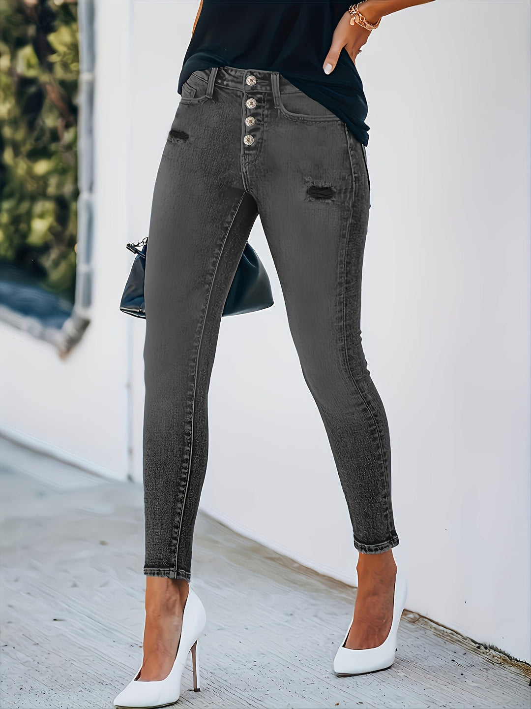 Levoire | Jean Skinny Stretch Déchiré