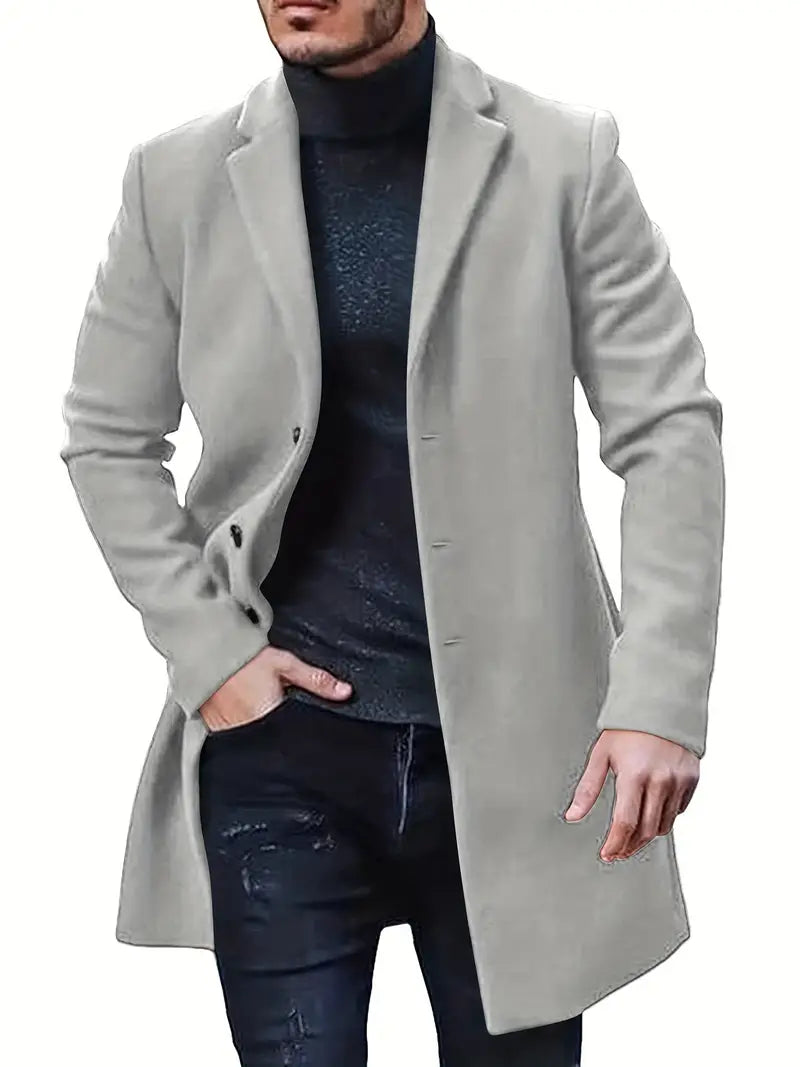 Levoire | Manteau Élégant Pour Des Apparitions Stylées Gris clair
