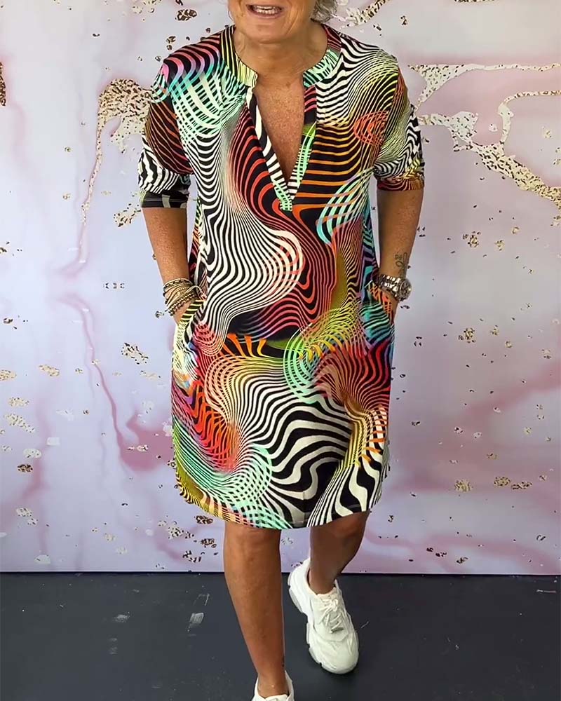 Levoire | Robe Imprimée Colorée