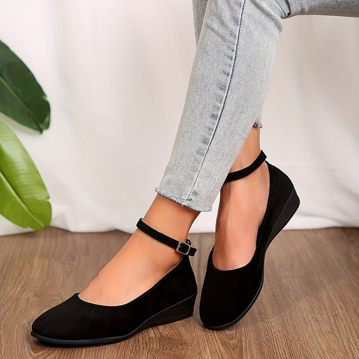 Levoire | Ballerines En Flanelle Simples Avec Des Boucles