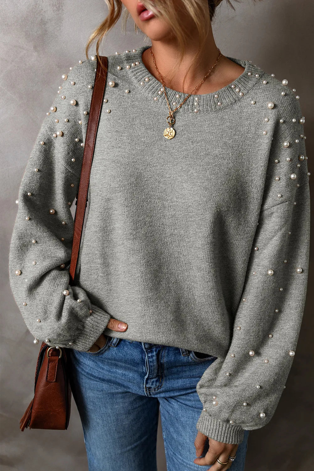 Levoire | Pull D'Hiver Simple Et Sophistiqué Gris