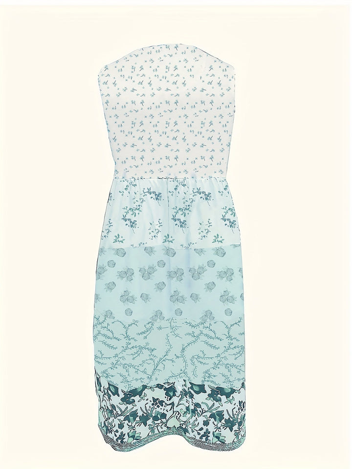 Levoire | Robe Tank À Imprimé Floral Printemps Et Été