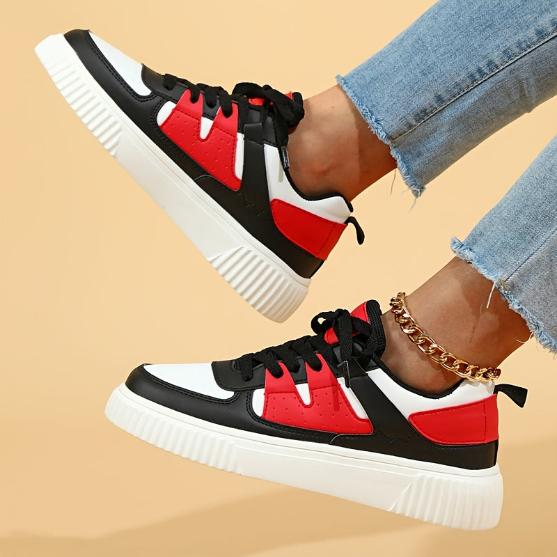 Levoire | Baskets Colorblock Pour Femmes Blanc Rose clair