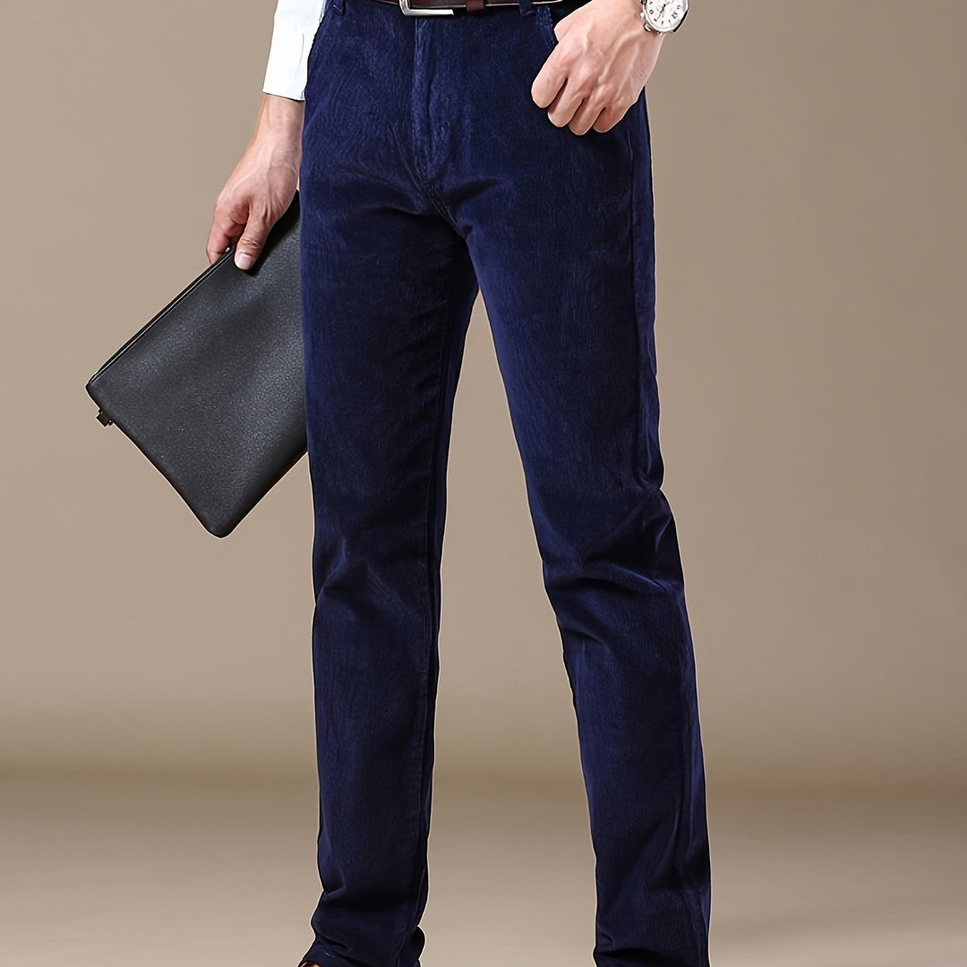 Levoire | Pantalons En Velours Côtelé Pour Hommes Avec Poches