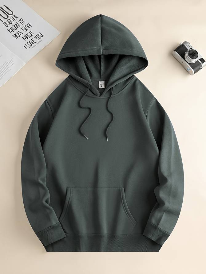 Levoire | Sweat À Capuche Élégant Pour Hommes Conception Confortable Et Moderne Gris