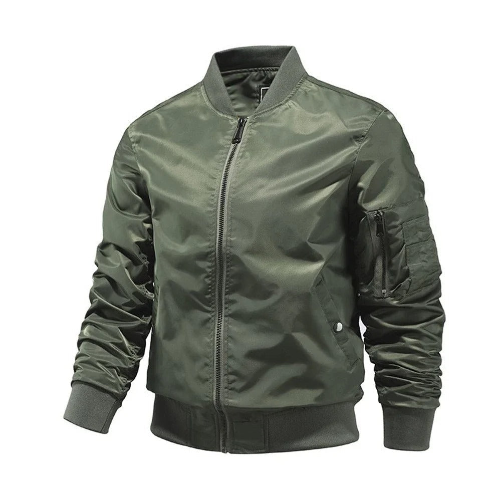 Levoire | Veste Bomber D'Automne Pour La Mi-Saison Vert