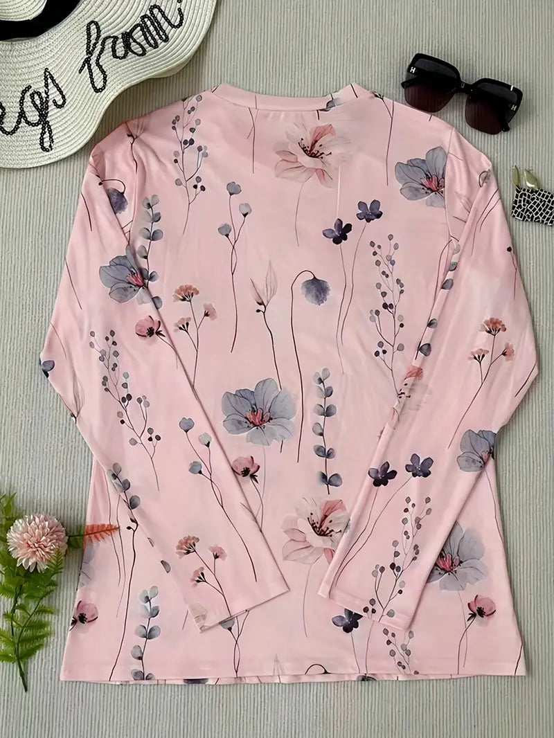Levoire | T-Shirt À Manches Longues Avec Imprimé Floral
