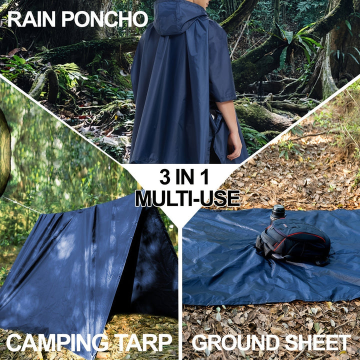Levoire | Veste De Pluie Réversible Imperméable Avec Capuche