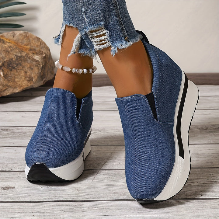 Levoire | Chaussure De Cheville En Denim Antidérapante Légère