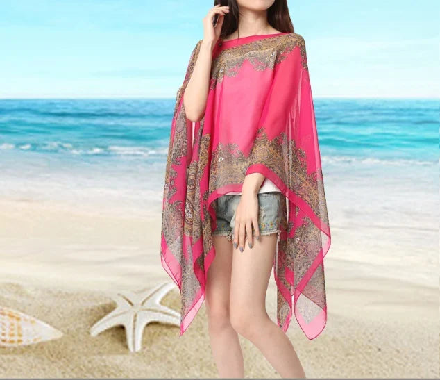 Levoire | Écharpe de protection solaire élégante Rosenrot