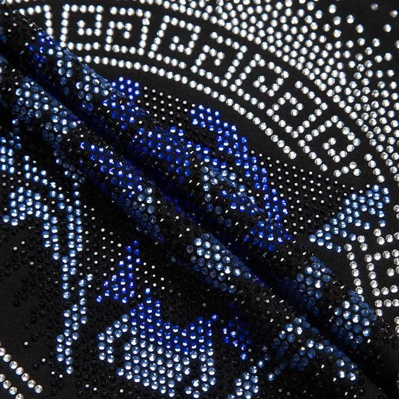 Levoire | T-shirt homme avec tête de tigre et strass