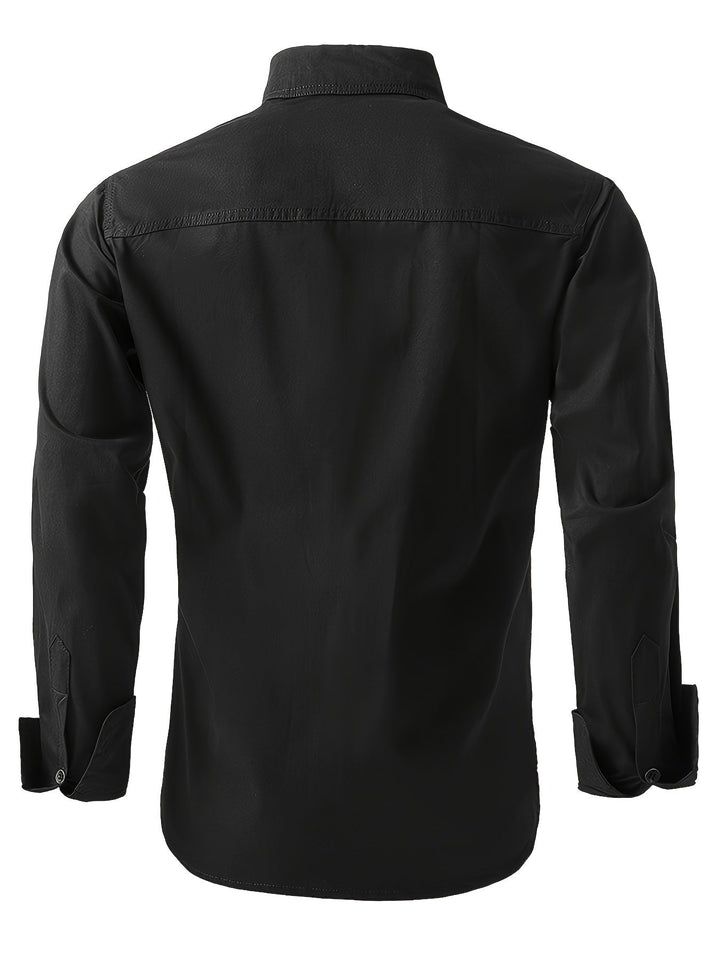 Levoire | T-Shirt De Travail Décontracté En Coton À Manches Longues