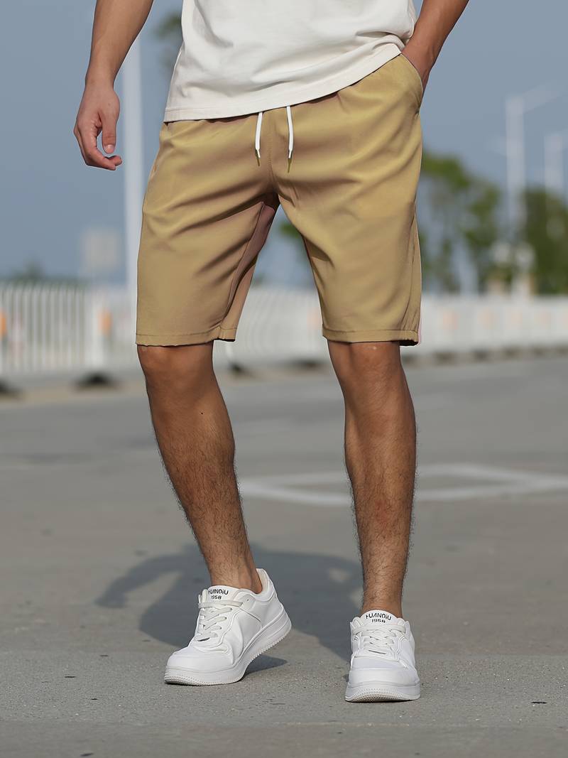 Levoire | Shorts Graphiques Avec Cordon De Serrage Kaki