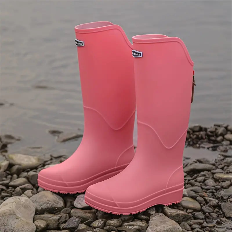 Levoire | Bottes En Caoutchouc À La Mode Pour Femmes Pour La Pluie Rosa