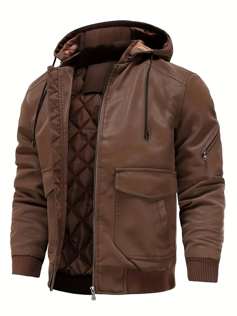 Levoire | Veste À Capuche, Fermeture Éclair Et Doublure Chaude