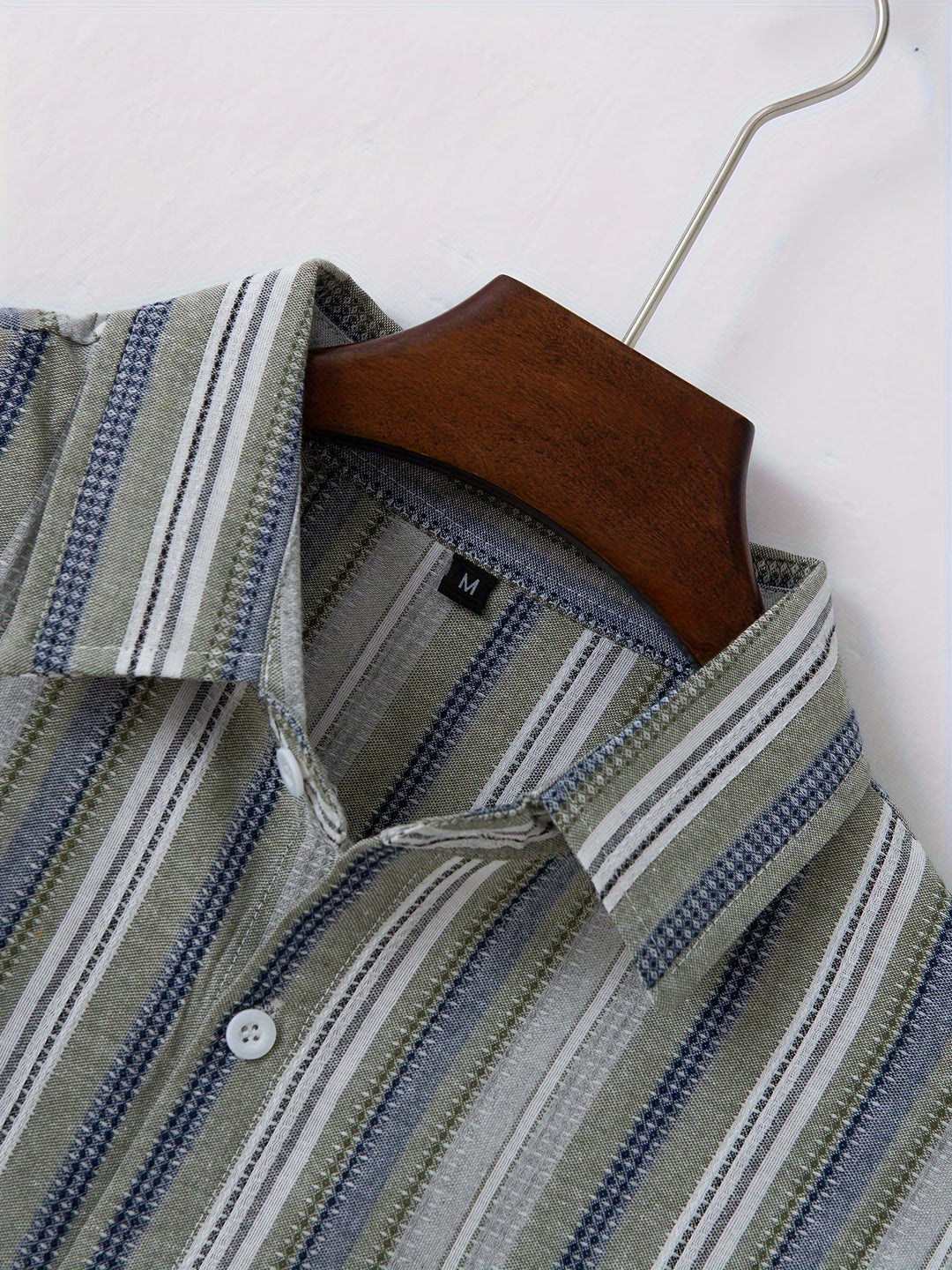 Levoire | Chemise En Coton Lin Rayée Pour Hommes Pour Un Look Décontracté
