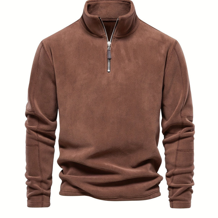 Levoire | Veste À Col En V Pour Homme Avec Zip Et Col En V
