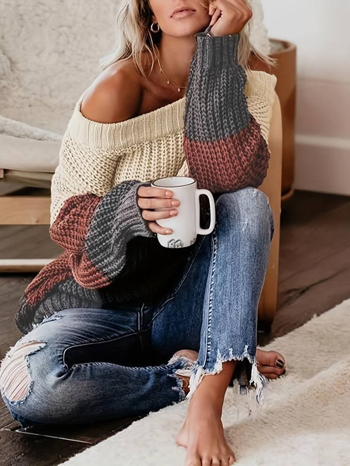 Levoire | Off Shoulder Pullover En Plusieurs Couleurs