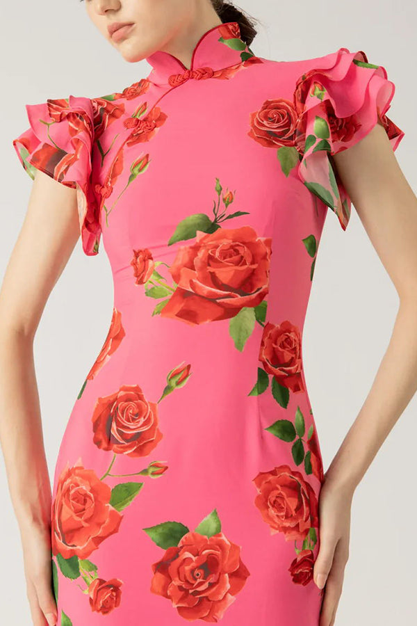 Levoir | Robe avec des manches évasées