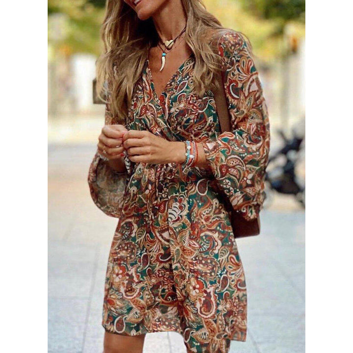 Levoire | Robe Boho-Breeze Pour Femmes Braun
