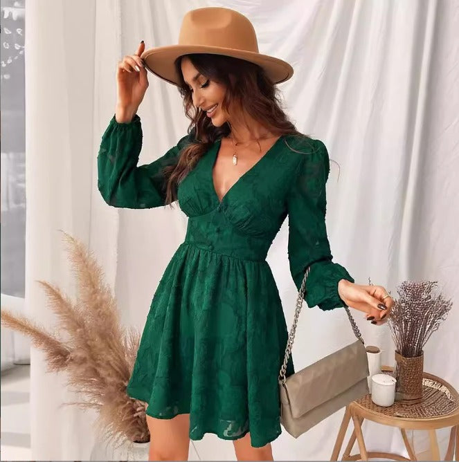 Levoire | Robe En Satin Délicat À Manches Courtes