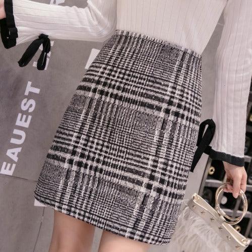 Levoire | Jupe En Tweed Noir