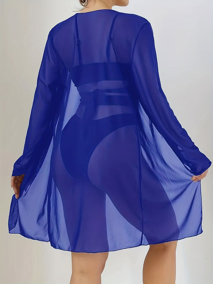 Levoire | Ensemble De Bikini Taille Haute Avec Kimono Assorti Pour Femmes