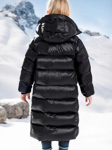 Avriane | Manteau matelassé plus long avec capuche pour fille Emma