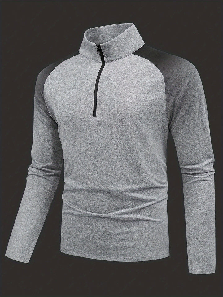 Levoire | Chemise Longue À Manches Longues Pour Homme Avec Demi-Fermeture Éclair
