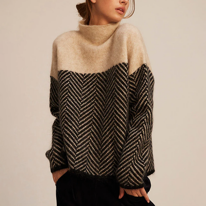 Levoire | Chauffant Pull Col Roulé Braun Taille unique
