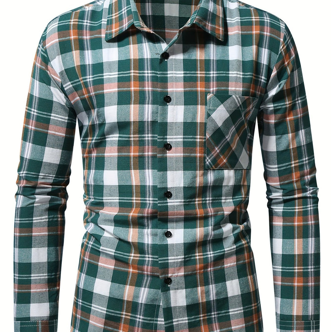 Levoire | Chemise De Sport À Rayures À Manches Longues Pour Hommes