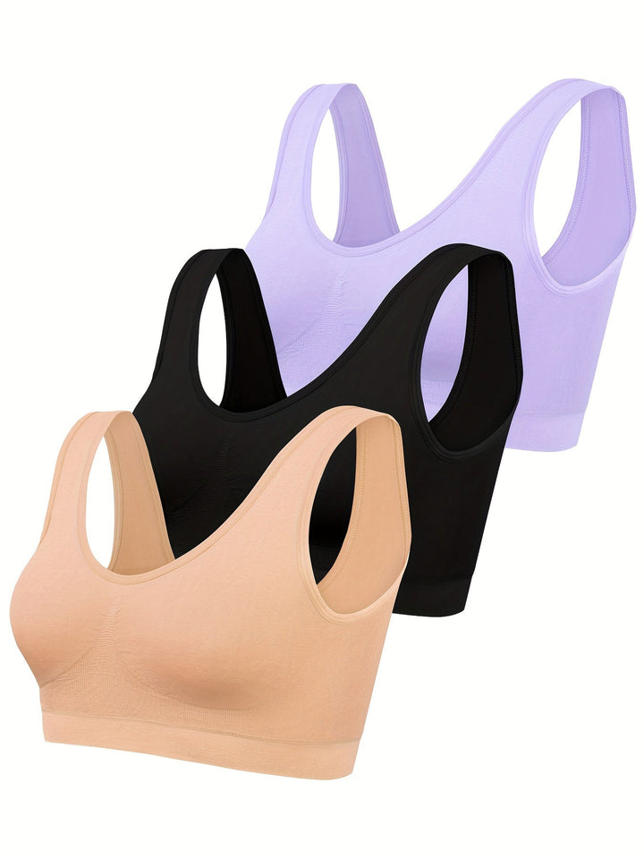 Levoire | Série 3 Tanktopia Unis Et Brassière De Sport Sans Coutures Couleur mélangée 2