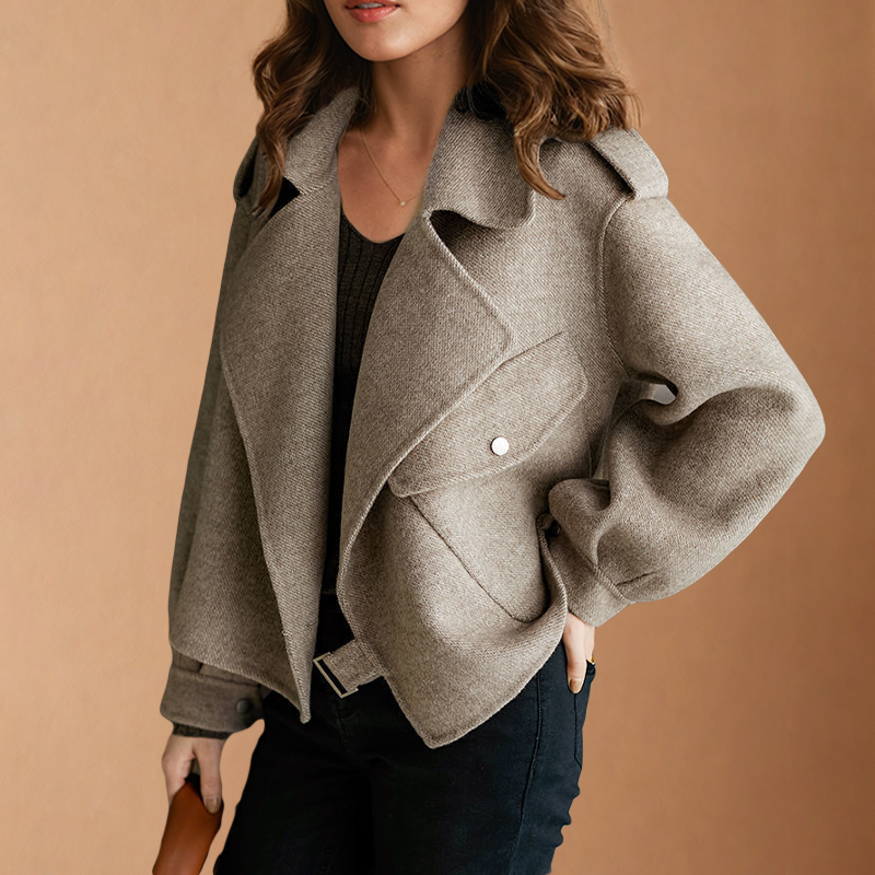 Levoire | Veste vintage en crêpe de laine