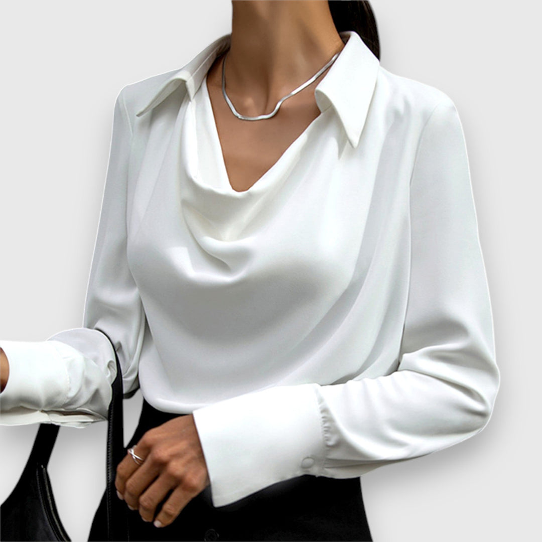 Levoire | Élégante Blouse Outfit Classique Blanc