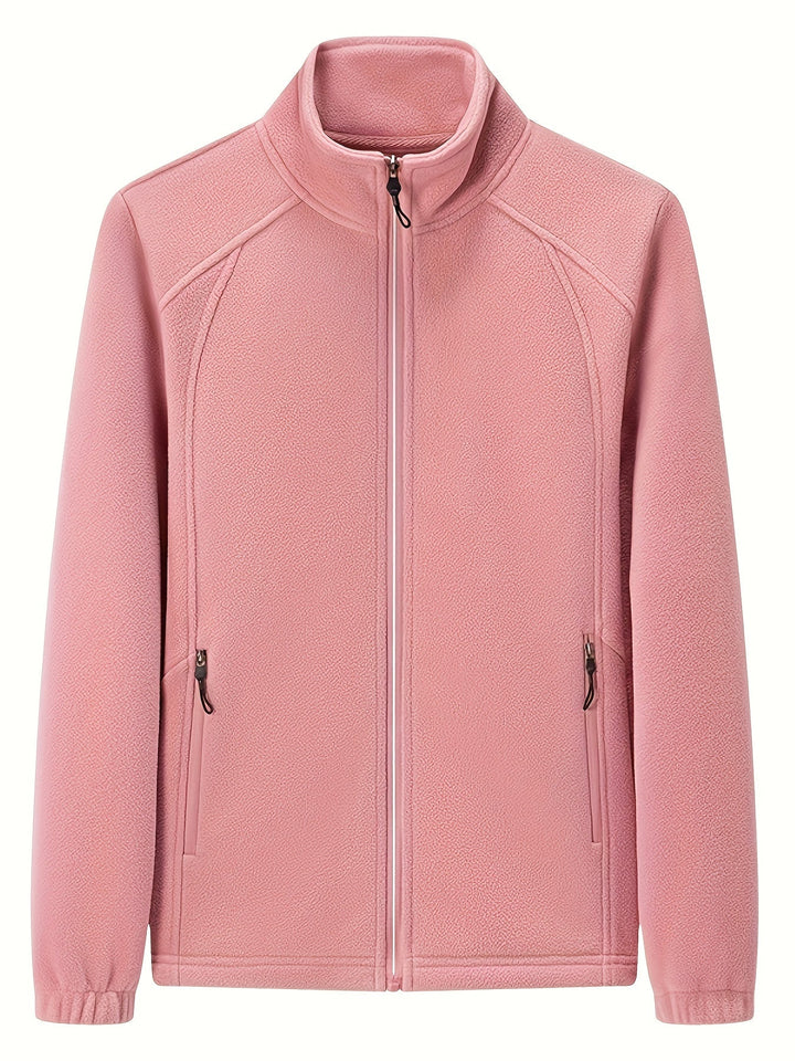 Levoire | Veste douce col montant manches longues Rosa