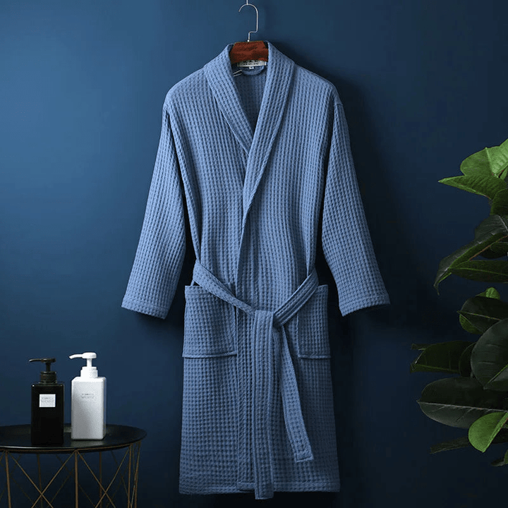 Levoire | Peignoir Premium Doux Unisexe Bleu