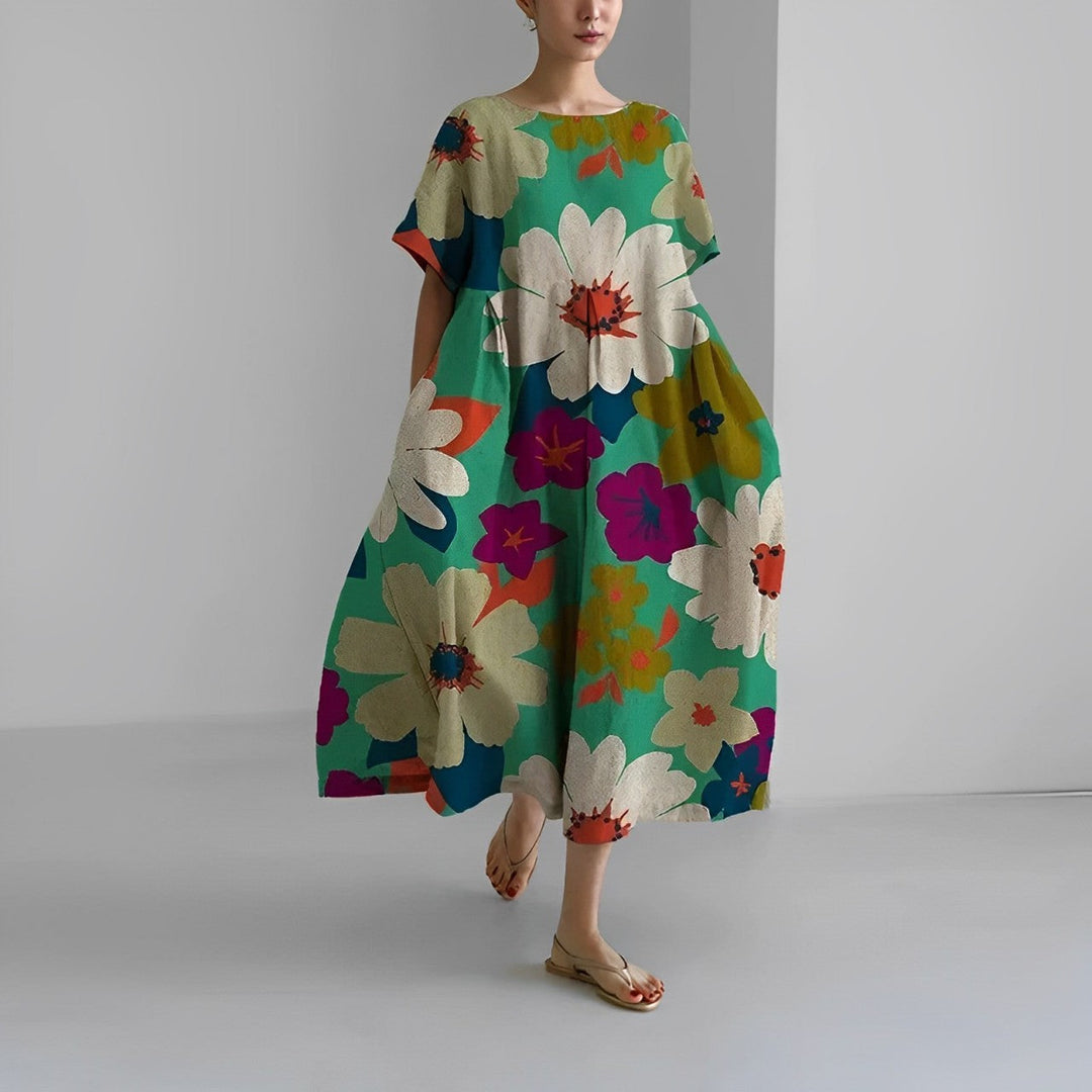 Levoire | Robe Amelia Boho À Motif Floral Pour Une Élégance Sans Complication Stil-6