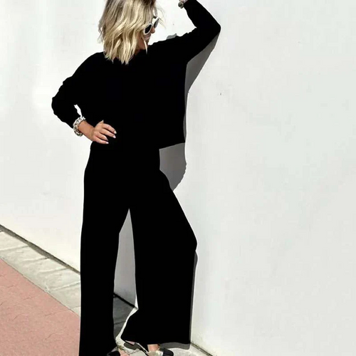Levoire | Sweatshirt À Manches Longues Avec Pantalon Ample Accessoire Deux Pièces