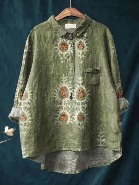 Levoire | Lila Blouse Motif Floral Chemisier Pour Un Look Frais Et Décontracté