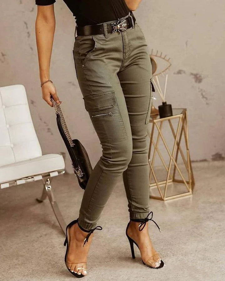 Levoire | Pantalon Cargo Femme Vert